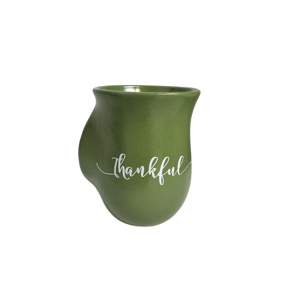Lighthouse Christian Products “Thankful” Ephesians 1:16 Green Mug